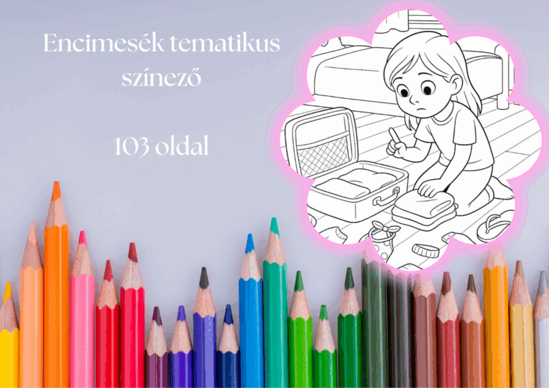 encimesék tematikus színező