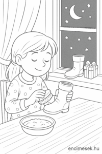 mikulás csízma pucolás encimesék