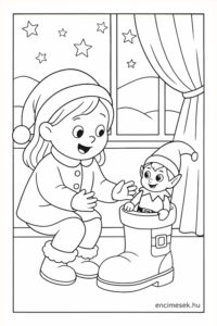 mikulás manó encimesék