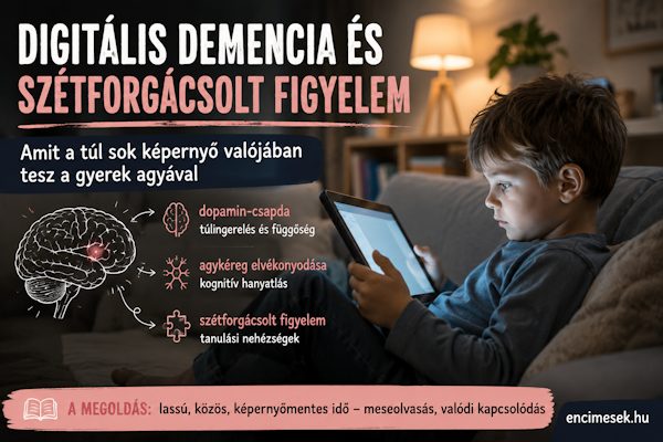 mit tesz a sok képernyő a gyerek agyával